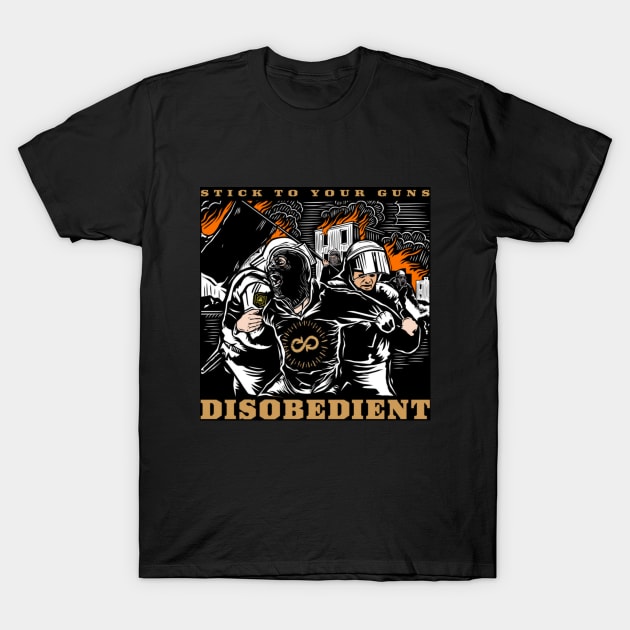 Stick To Your Guns x Disobedient T-Shirt by LNOTGY182